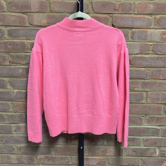 Pink Jeweled Button Cardigan Size Medium - Picture 3 of 5